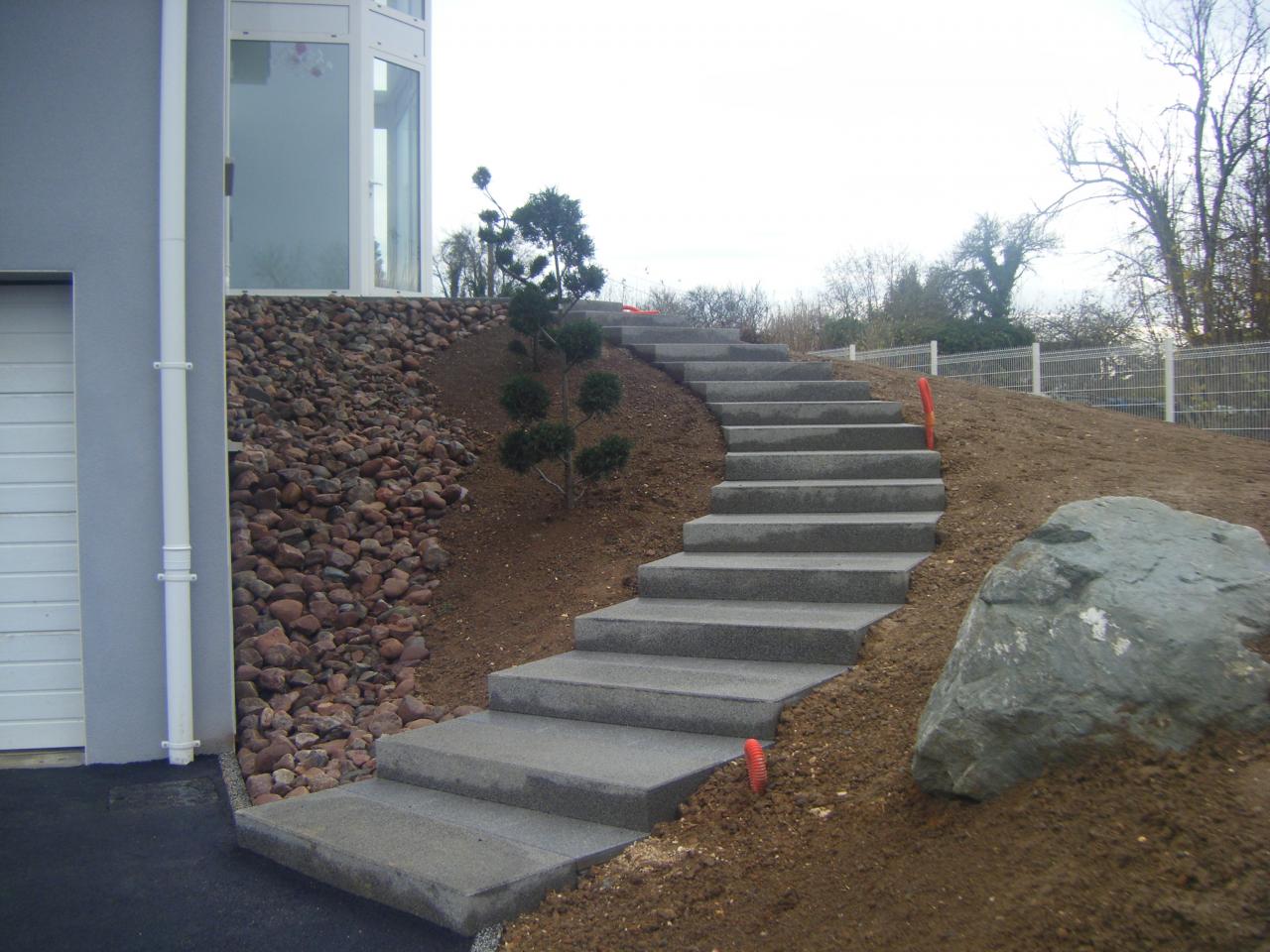 Création d'escalier en béton à La Ciotat