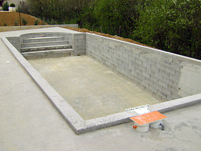 Création piscine béton à Gardanne