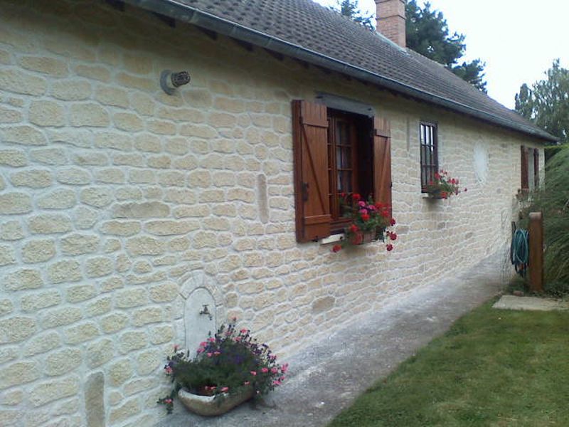 Joint à la chaux, façade en pierre à Cabriès