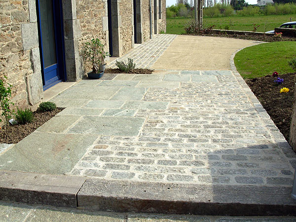 Dallage, terrasse, chape pavée dans les Bouches-du-Rhône